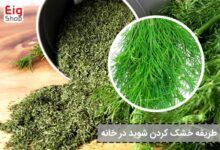طریقه خشک کردن شوید در خانه - ای آی جی شاپ
