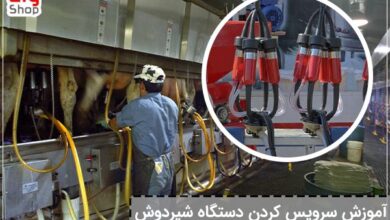 آموزش سرویس کردن شیردوش