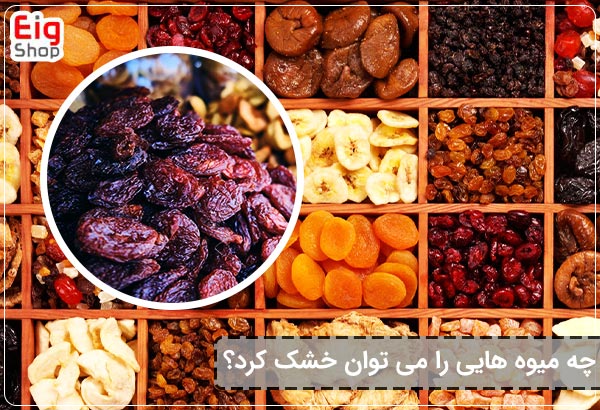 چه میوه هایی را می توان خشک کرد؟