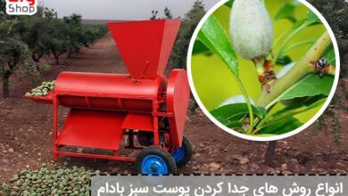 روش جدا کردن پوست سبز بادام