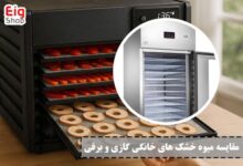 مقایسه میوه خشک های خانگی گازی و برقی