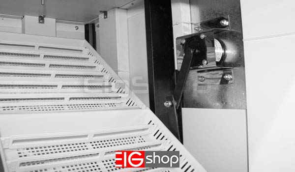 Inside the 336 hatching machine