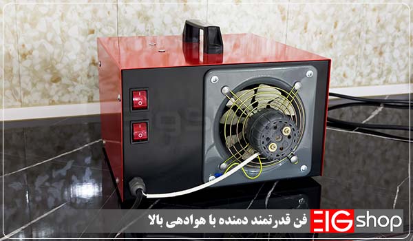 بخاری برقی فن دار 2 کیلووات EIG (دو المنت) 2 فن قدرتمند دمنده - ای آی جی